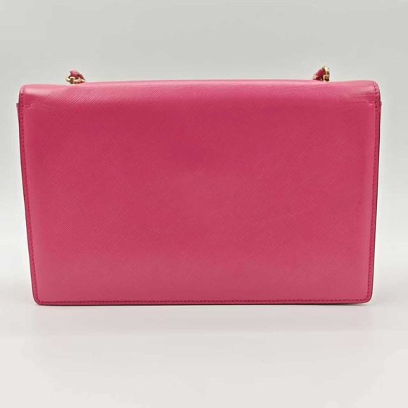 Salvatore Ferragamo Fuchsia Crossbody Bag with Gold Accents - Picture 2 of 12